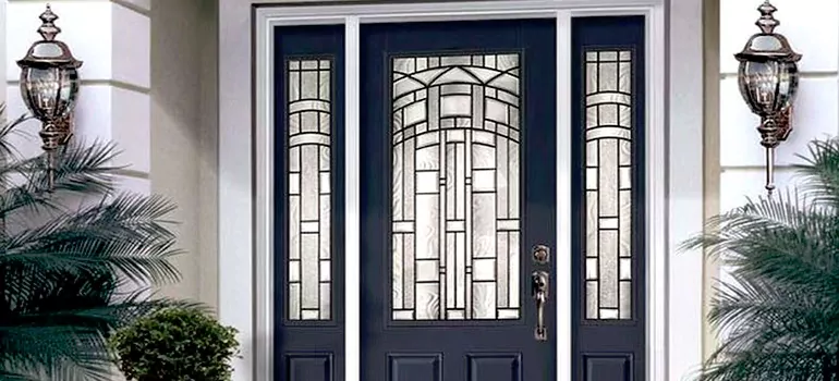 Stained Glass Door Panels in North Port, FL