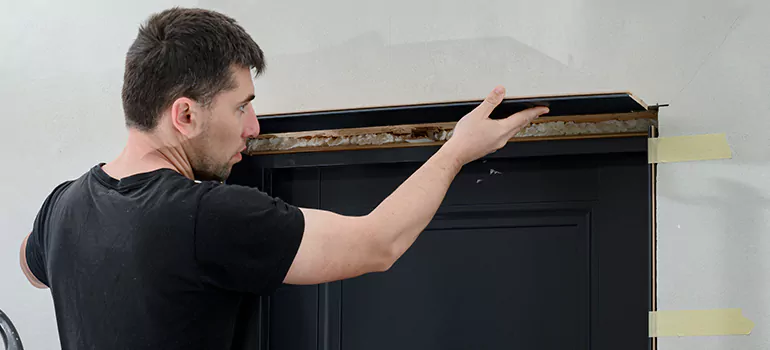 Wood Door Hole Repair in North Port, FL